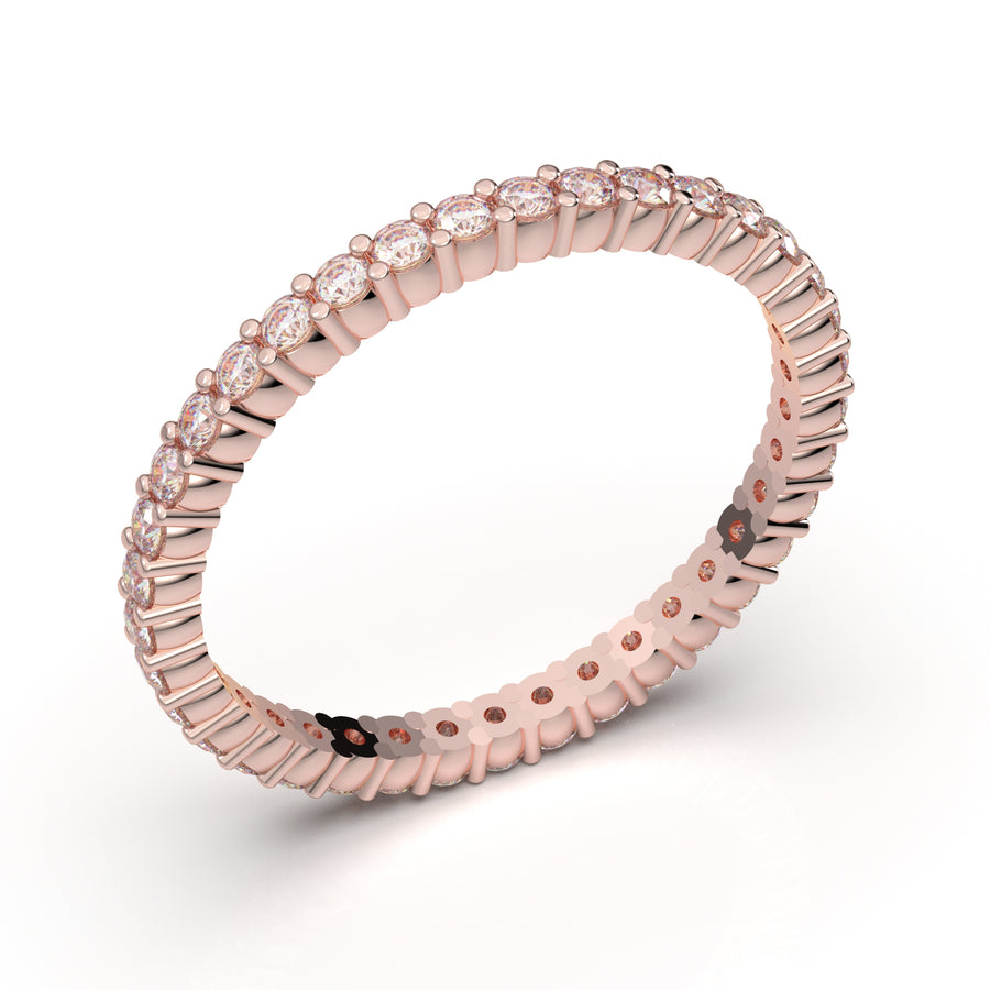 Home Try On--Rose Gold Eternity Band 1/2 Carat