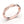 Rose Gold Infinity Plain Solitaire Band