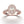 Home Try On--Rose Gold Pave Oval Halo Ring