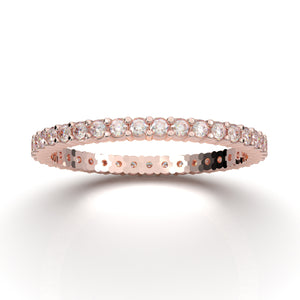 Home Try On--Rose Gold Eternity Band 1/2 Carat