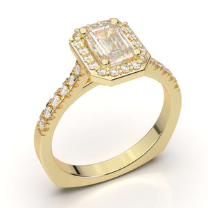 YELLOW GOLD ENGAGEMENT RING