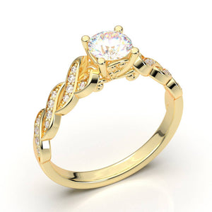 YELLOW GOLD PROMISE RING