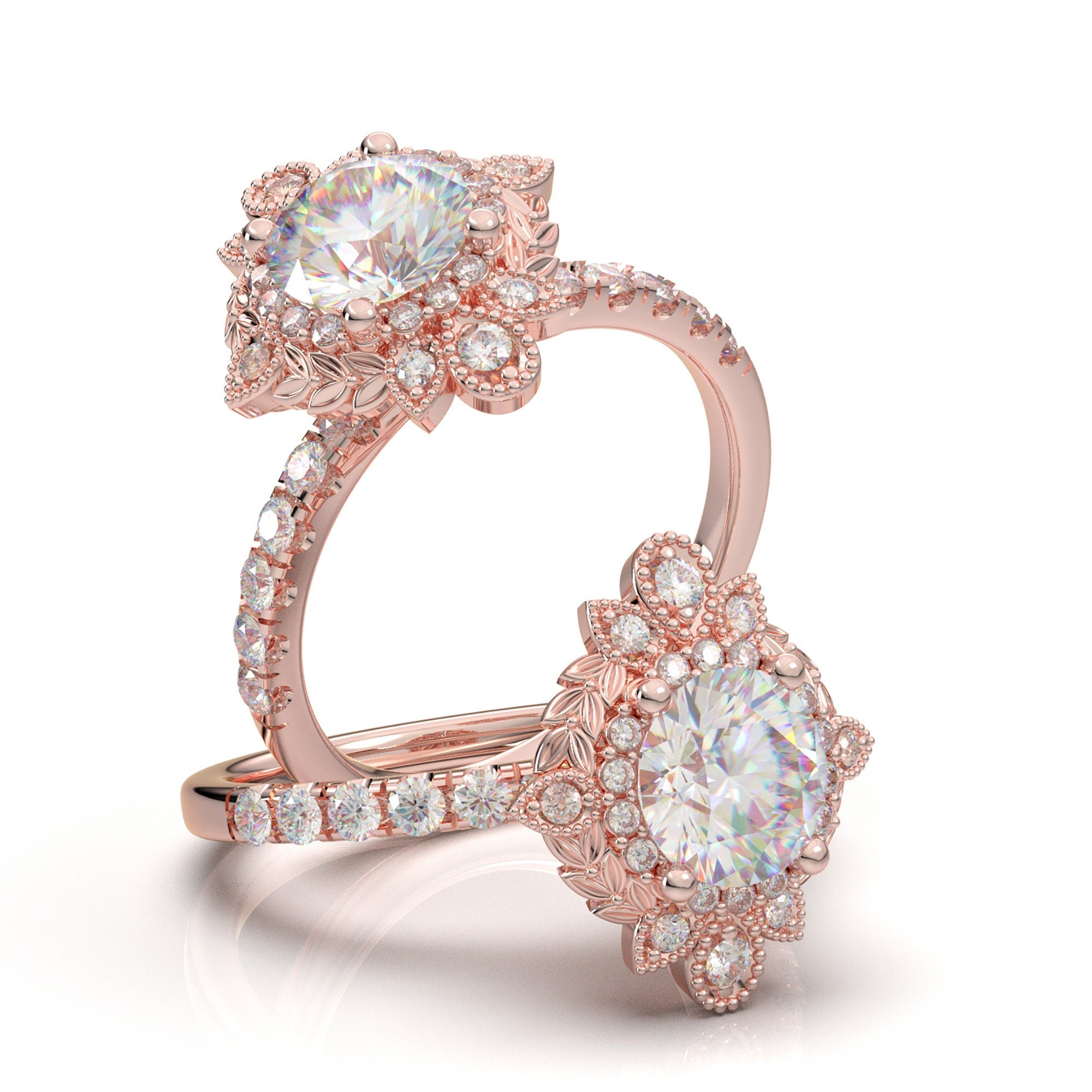 Vintage Style Engagement Rings For Women