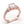Floral Engagement Ring Rose Gold Ring Infinity Twist Pear Shape Ring Milgrain Filigree Ring Forever One Colorless Moissanite For Her 14K