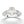 Art Deco Engagement Ring For Her - Vintage Inspire Ring - Moissanite Promise Ring - Three Stone Ring - Oval Cut Diamond Ring - 1 Carat -Gift