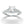 Vintage Engagement Ring/ Art Deco Ring/ Antique Wedding Gift Ring/ Filigree Floral Ring/ 14K White Gold Ring Forever One DEF Moissanite Ring