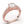 Engagement Ring For Women, Rose Gold Diamond Ring, Vintage Inspired Art Deco Ring, Moissanite Promise Ring, 1 Carat Ring, Anniversary Gift