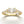Oval Engagement Ring For Her, 14K Yellow Gold Ring, Three Stone Moissanite Ring, Promise Wedding Ring, Diamond Ring For Women, Art Deco Ring
