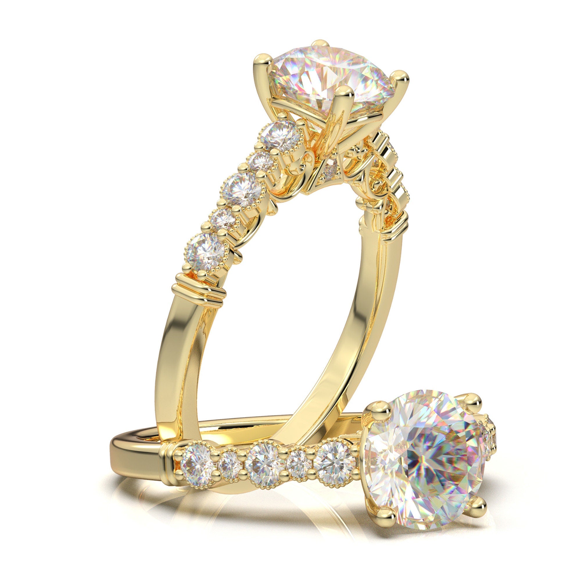 Diamond Band Promise Rings