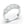 Half Eternity Moissanite Band, Art Deco Wedding Ring, Anniversary Band For Women, Halo Anniversary Ring For Her 14K White Gold Stacking Ring
