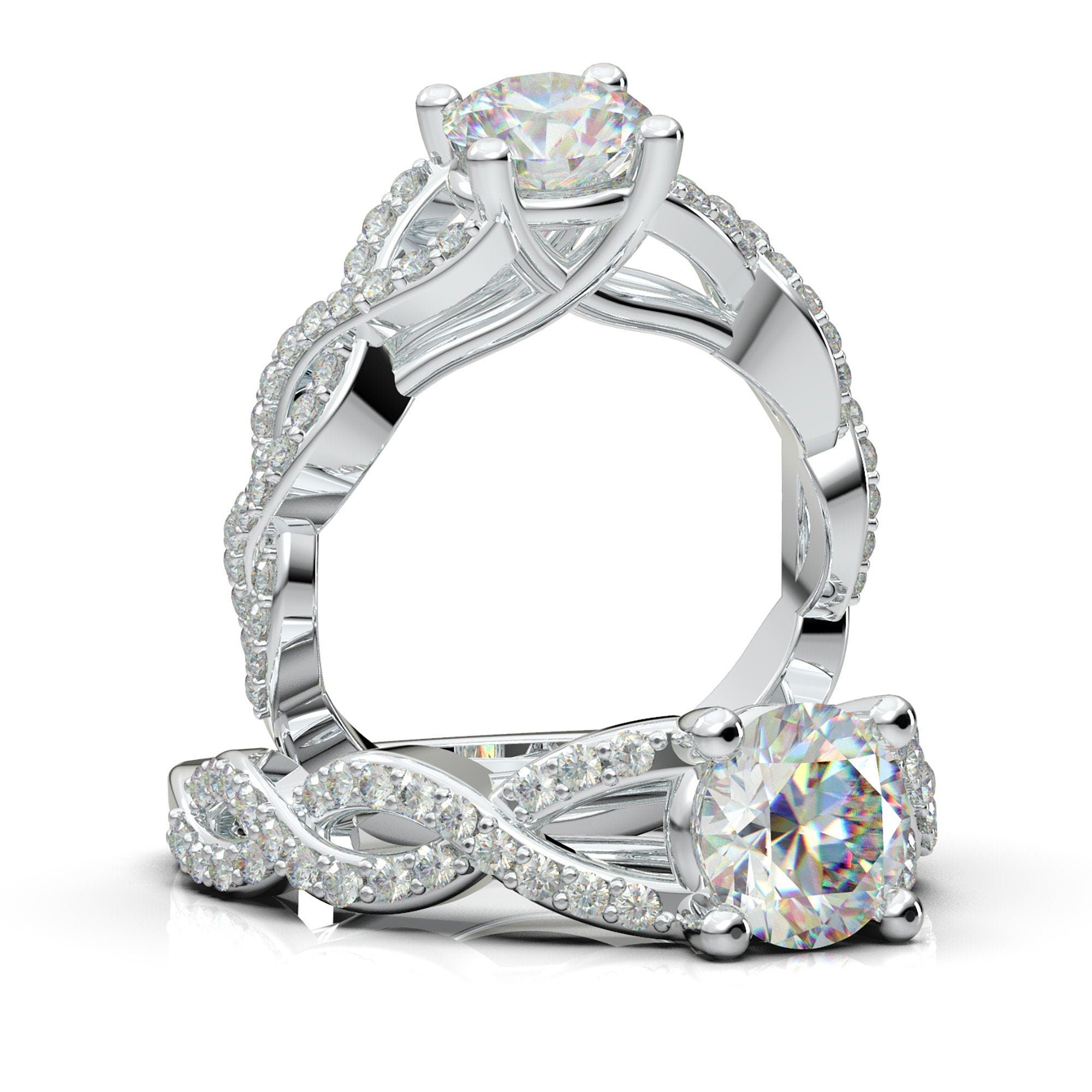 Infinity stone wedding band | Honestweddingadvice.com