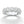 Half Eternity Moissanite Band, Art Deco Wedding Ring, Anniversary Band For Women, Halo Anniversary Ring For Her 14K White Gold Stacking Ring
