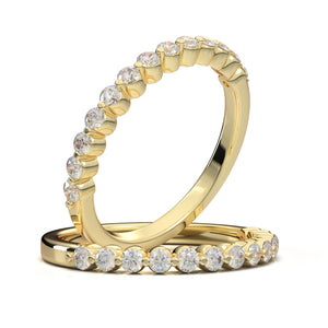 Eternity Band Ring | Women's Jewelry, Stacking Rings, Size 10 Ring, Size 3, 4, 5 18K Yellow Gold / 9